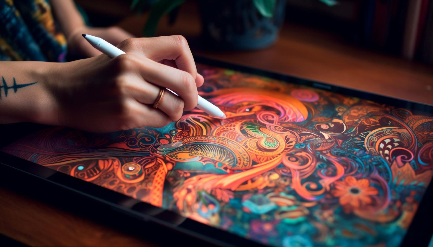 Création numérique sur tablette graphique - TechBrush